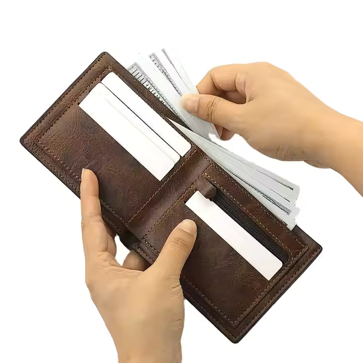 Premium PU Leather Wallet for Men – Stylish, Slim & Durable